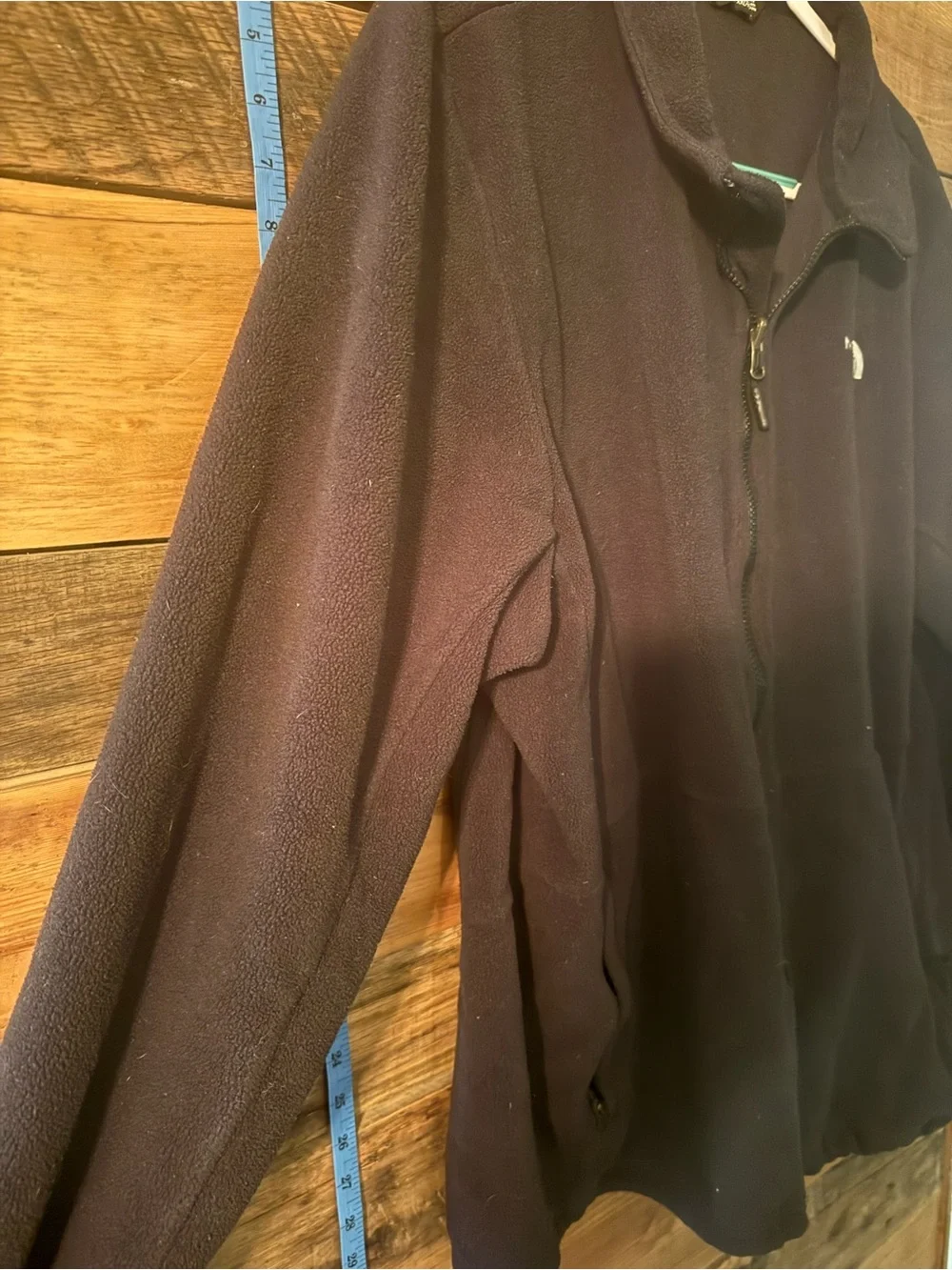 The North Face Men’s XXL Black Full Zip Fleece Jacket Outdoor Hiking